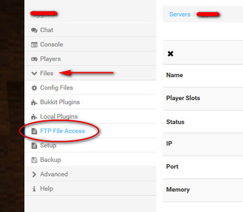 Multicraft: How to access FTP with FileZilla - ExtraVM